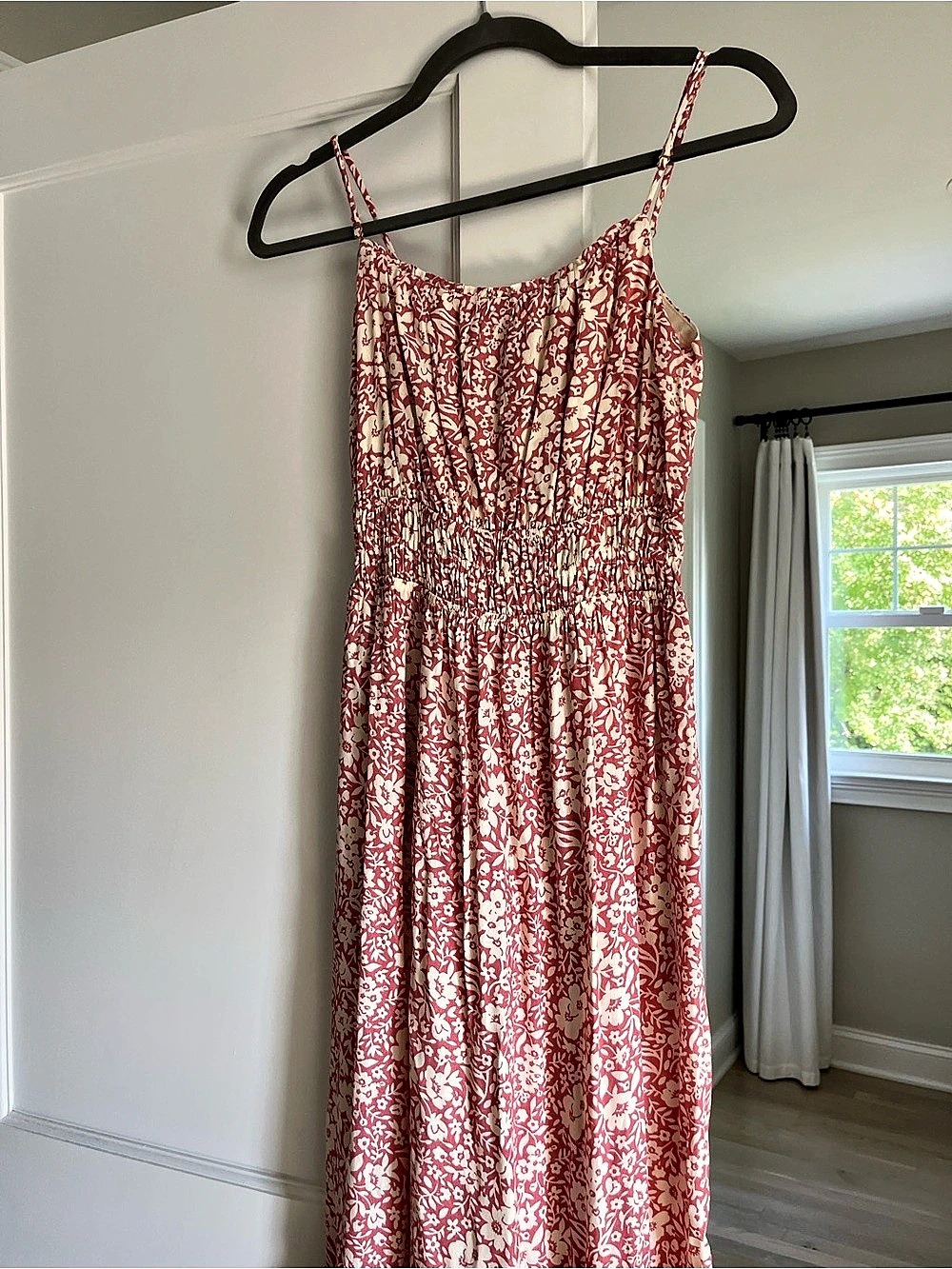 Z Supply Floral Maxi Dress in Red & White Size XS Like New